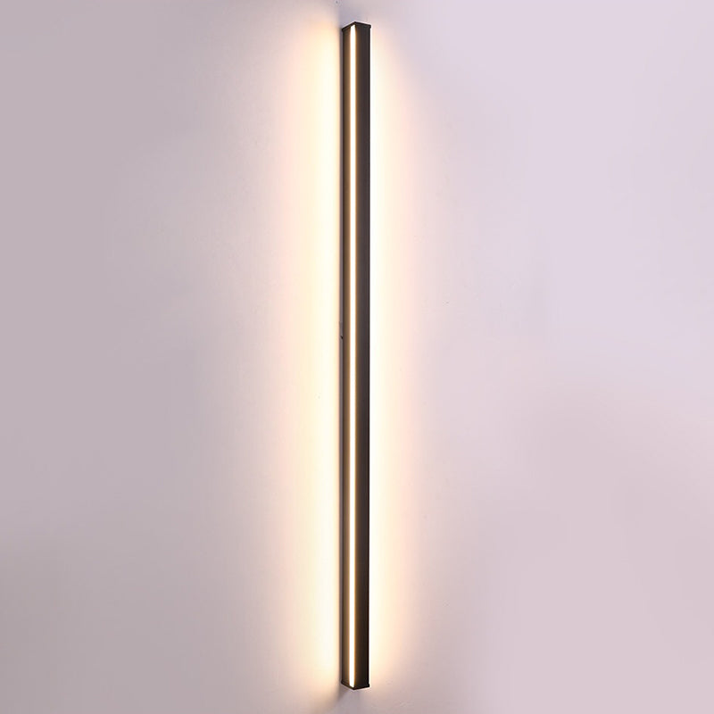 Luz de la pared lineal lámpara nórdica estilo minimalista de aleación de aluminio de aluminio