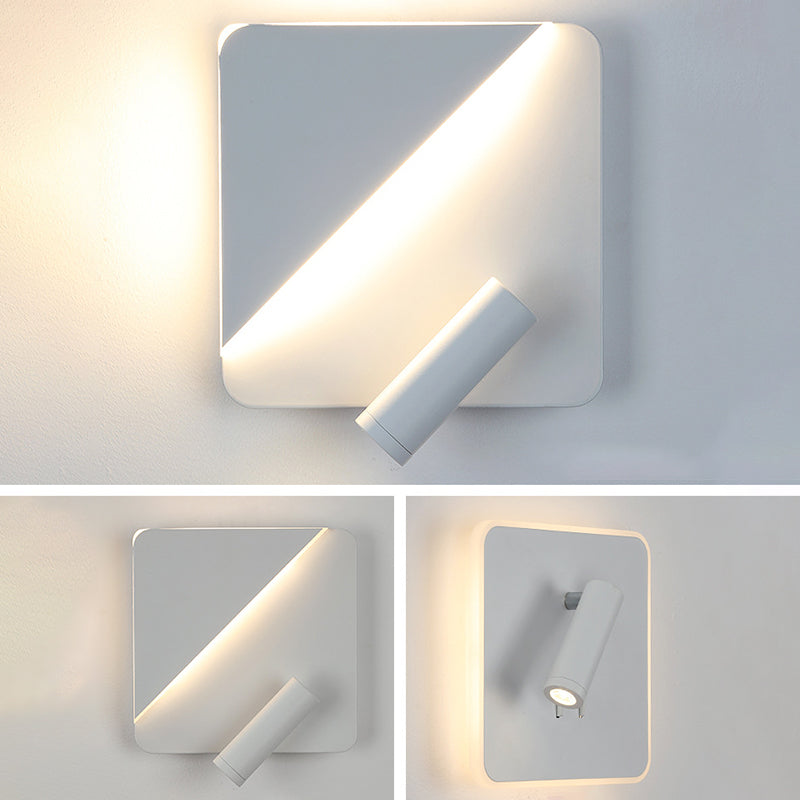 Modern Simplicity Geometric Wall Lamps Acrylic Wall Lighting Fixtures for Bedroom