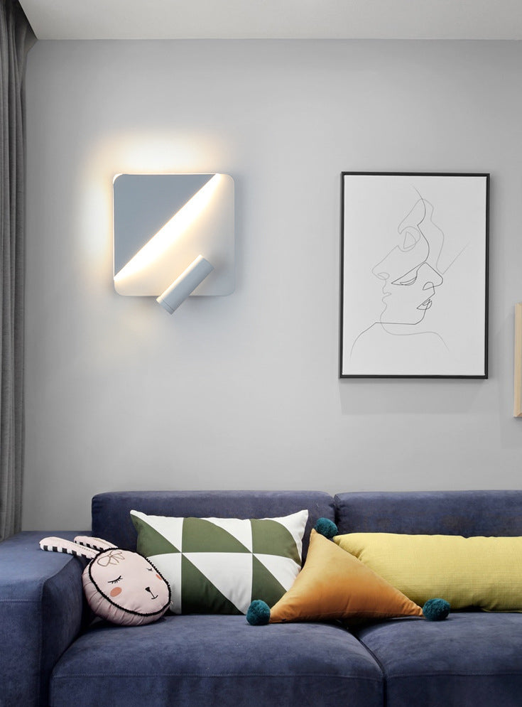 Modern Simplicity Geometric Wall Lamps Acrylic Wall Lighting Fixtures for Bedroom