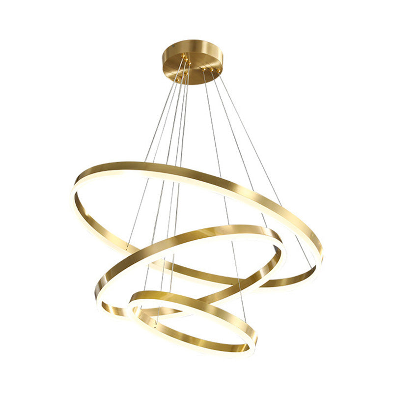 Postmodern Orbicular Suspended Lighting Fixture Acrylic Hanging Ceiling Fixture for Restaurant