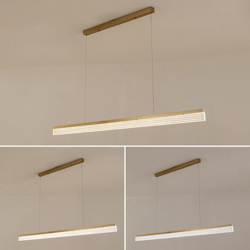 Lumières de lustre en cercle contemporain