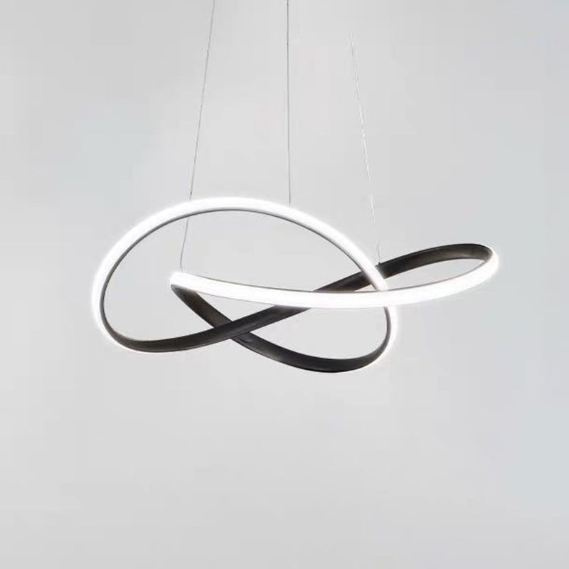 Lampada a sospensione a sospensione contemporanea a pendente a sospensione Twist per ristorante