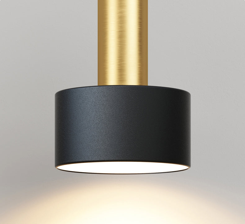 Adjustable Angle 1 Light Cylinderical Wall Sconce Nordic Luxury Style Metal Sconces