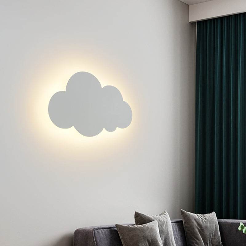 Cloud-shaped Wall Sconce Nordic Minimalist Style Iron 1 Light Sconces