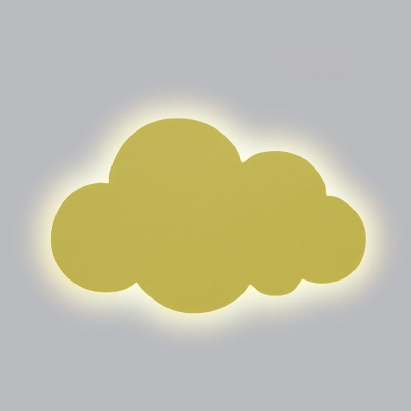 Wolkvormige wandkandelstok Noordse minimalistische stijl Iron 1 lichte staten