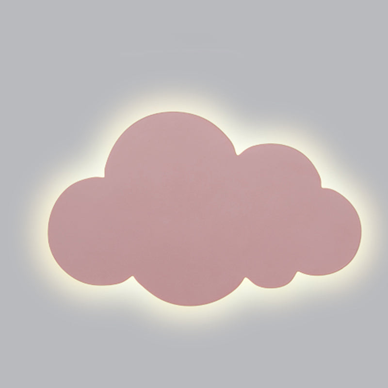 Wolkvormige wandkandelstok Noordse minimalistische stijl Iron 1 lichte staten