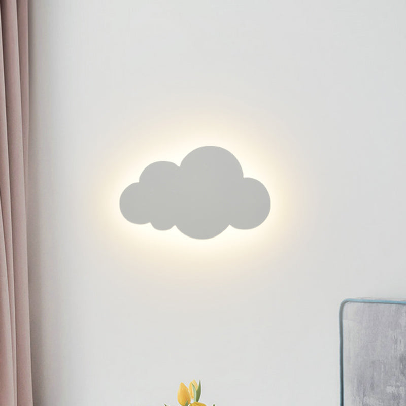 Cloud-shaped Wall Sconce Nordic Minimalist Style Iron 1 Light Sconces