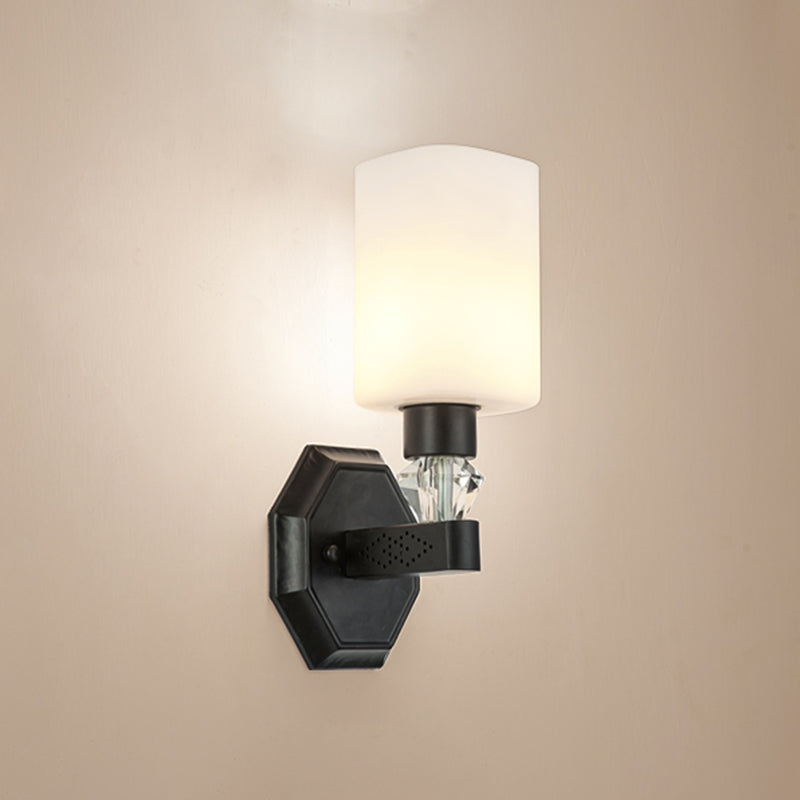 Cylinderical Wall Sconce Nordic Minimalist Style Iron Sconce Wall Light