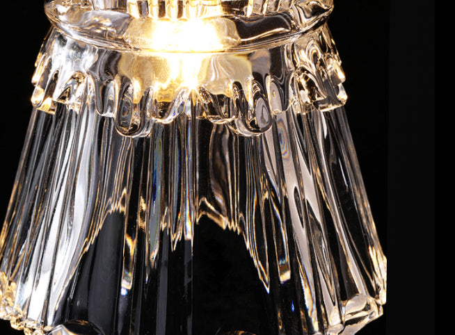 Copper de mur en forme de sablier clair