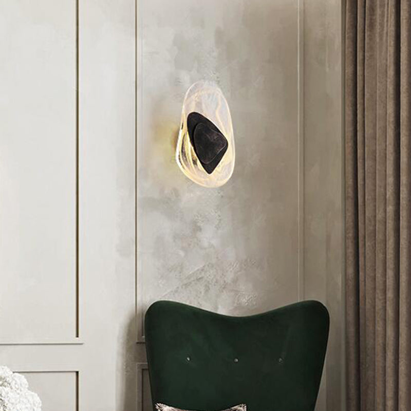 Modern Luxury Style Irregularly Shaped Wall Sconce Crystal Sconce Wall Light