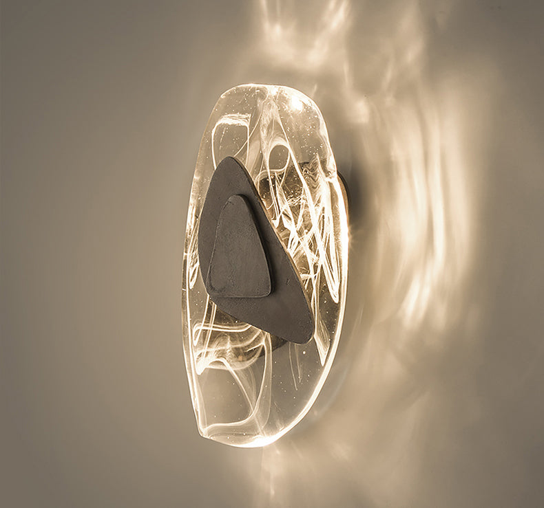 Modern Luxury Style Irregularly Shaped Wall Sconce Crystal Sconce Wall Light