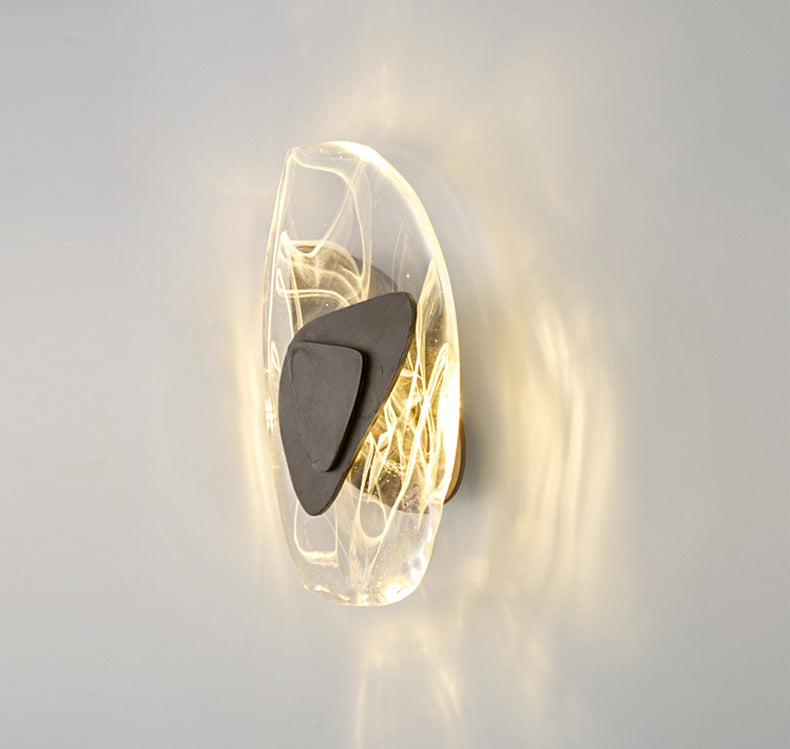 Modern Luxury Style Irregularly Shaped Wall Sconce Crystal Sconce Wall Light