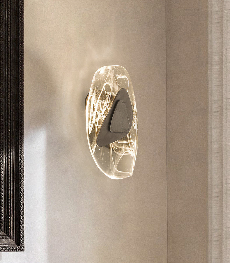 Modern Luxury Style Irregularly Shaped Wall Sconce Crystal Sconce Wall Light