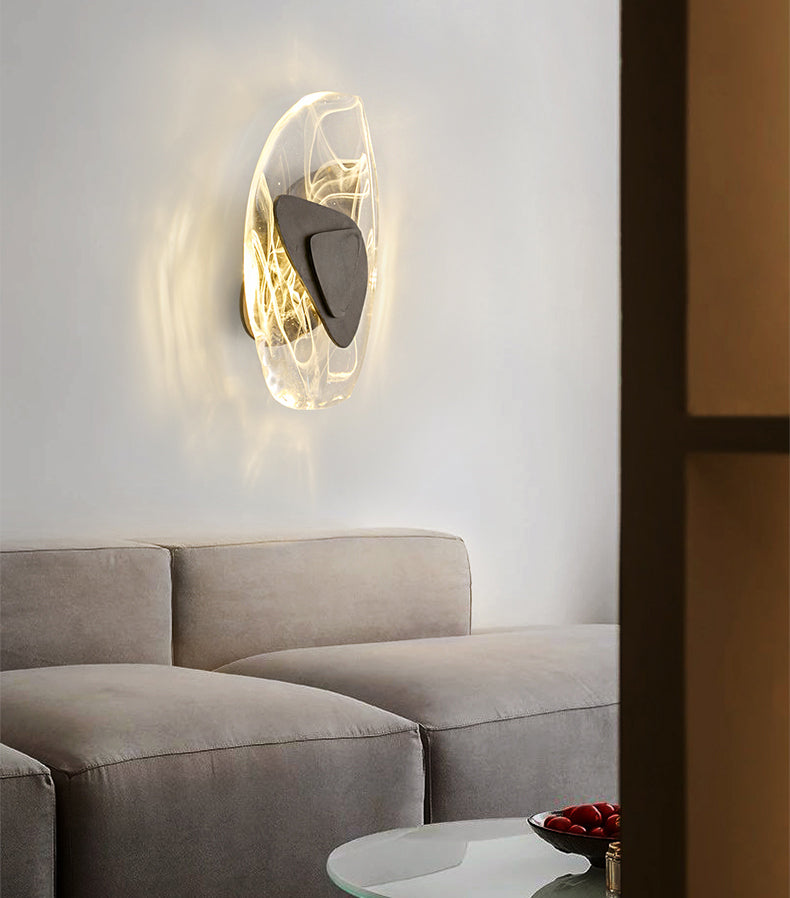 Modern Luxury Style Irregularly Shaped Wall Sconce Crystal Sconce Wall Light