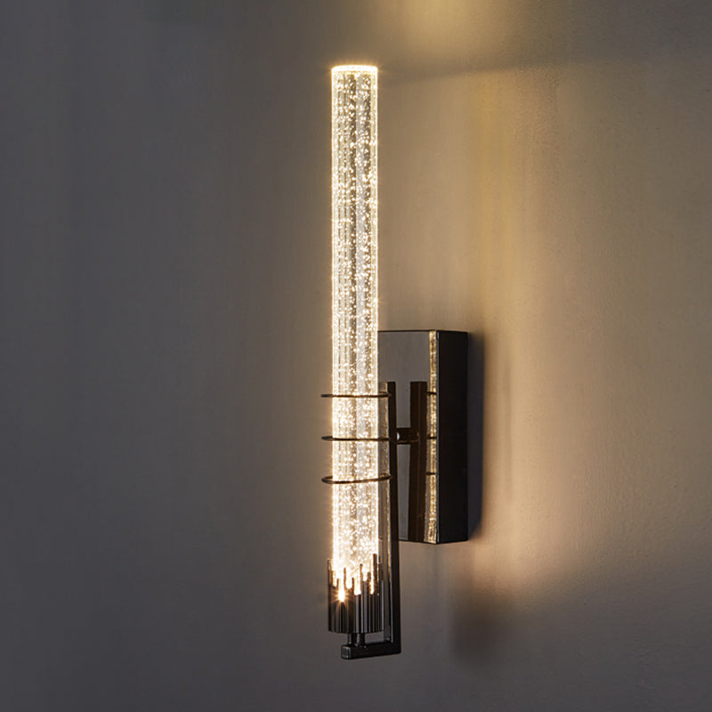 Leichter extravaganter Stil linearer Wandleuchten Kristall 1 Leichte Leuchten