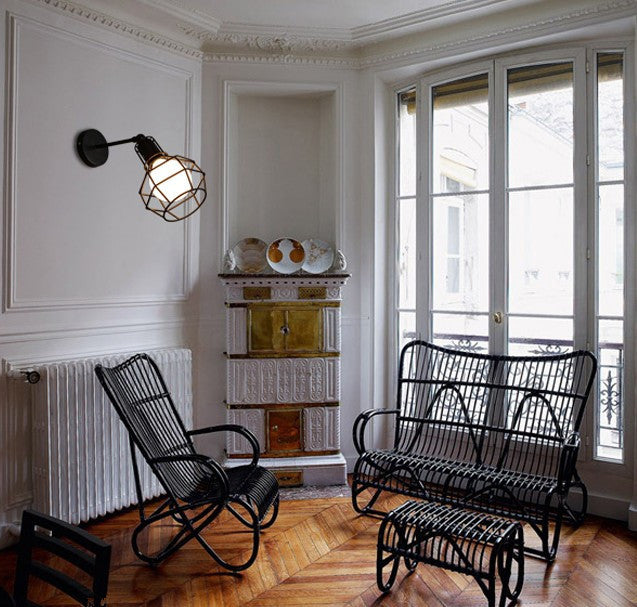 American Industrial Style Shaded Sconce Wall Light Metal 1 Light Sconces