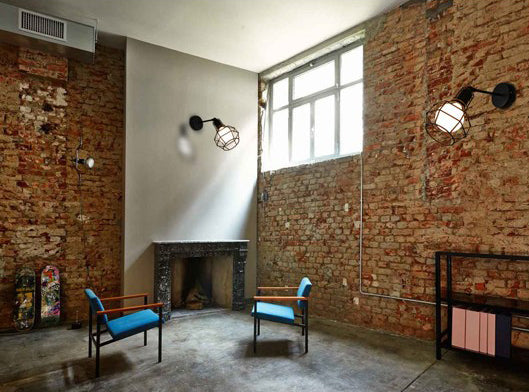 American Industrial Style Shaded Sconce Wall Light Metal 1 Light Sconces