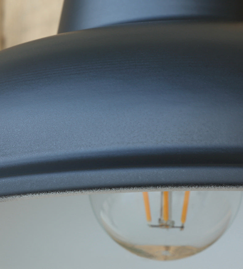 Amerikaner Retro Industrial Style Saucer Wandlauch Metal 1 Leichte Leuchten