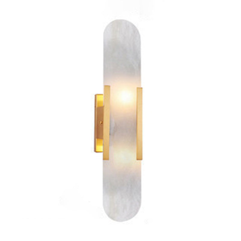 Luce murale di funce a forma allungata Modern Bordic Style Glass Sconces