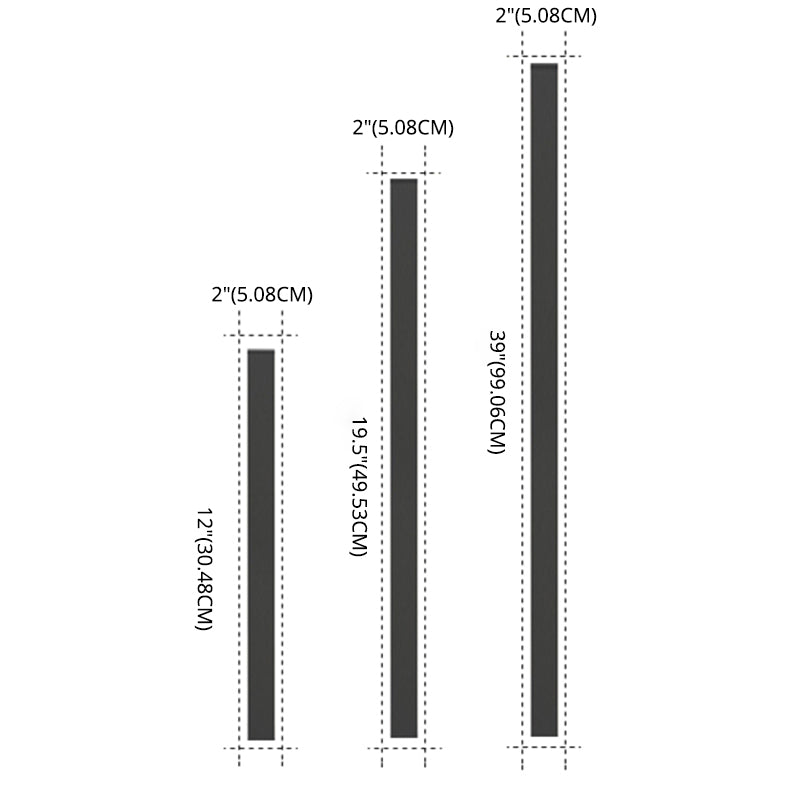 Moderner Stil Linearer Leuchtenleuchten Acryl 1 leichte Leuchten für Outdoor