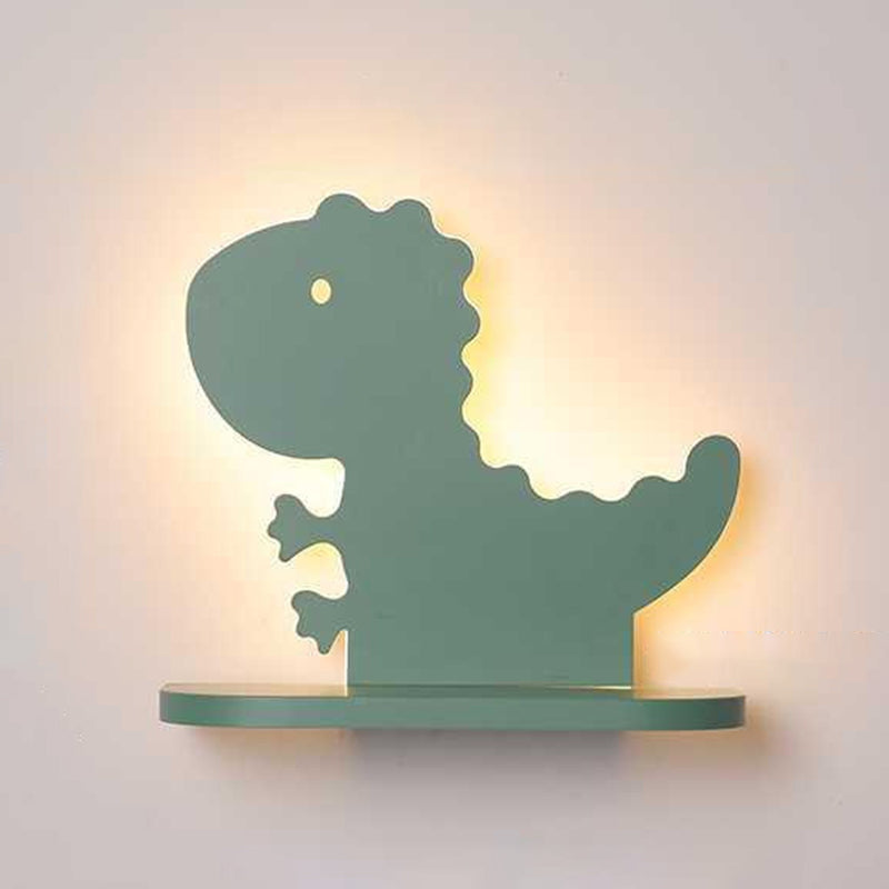 1-Light Sconce Light Fixture Creative Macaron Style Plastic Sconces for Bedroom