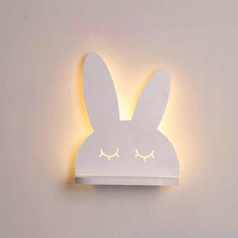1 luminaire de luminaire luminaire créatif appliques en plastique de style macaron pour chambre à coucher