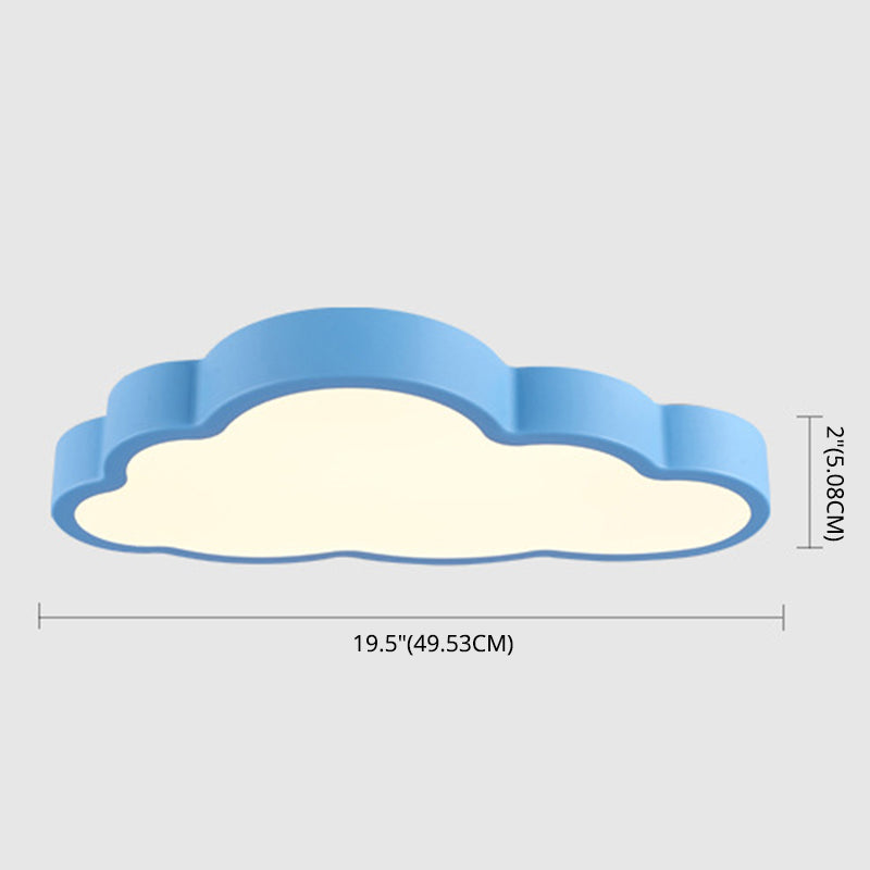 Luz de techo empotrada moderna LED de acrílico con luz de techo empotrada para dormitorio en la nube