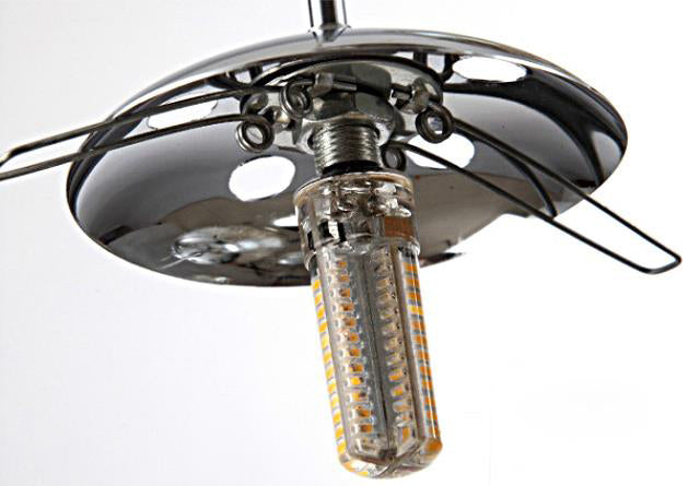 Ball Glass Suspension Lamp Modern Simplicity Multi Pendant Ceiling Light for Stairwell