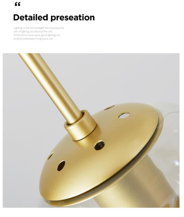 Globe Hanging Light Fixtures Modern Simplicity Glass Ceiling Pendant for Living Room