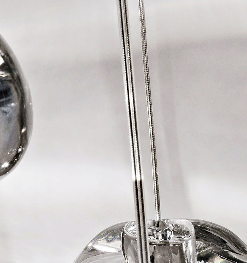 Cherries Hanging Light Fixtures Contemporary Glass Ceiling Pendant for Stairwell