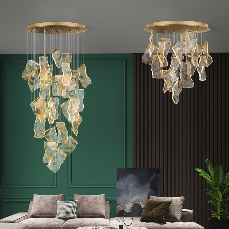 Papierhängendes Leuchten nordisch einfacher Acryldecke -Anhänger für Wohnzimmer