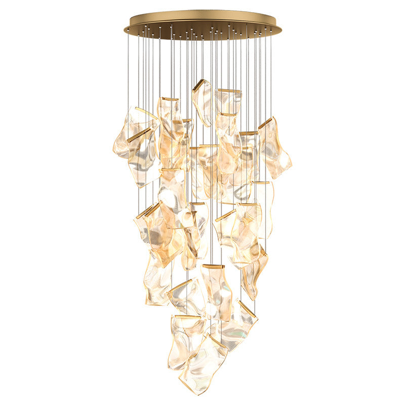 Papierhängendes Leuchten nordisch einfacher Acryldecke -Anhänger für Wohnzimmer