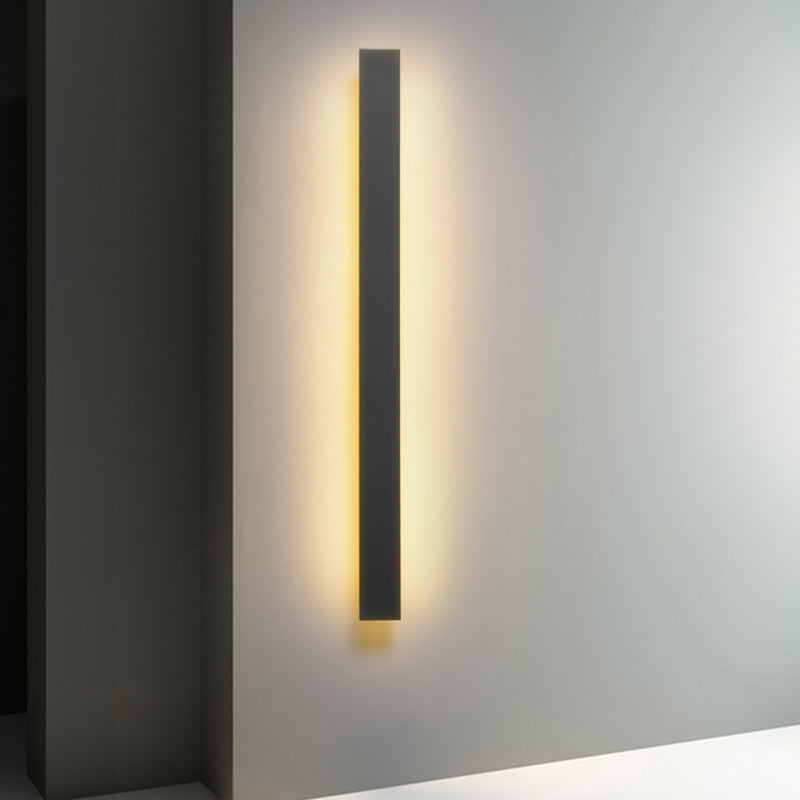 Moderner minimalistischer Stil linearer Wandleuchten Iron 1 leichte Leuchten