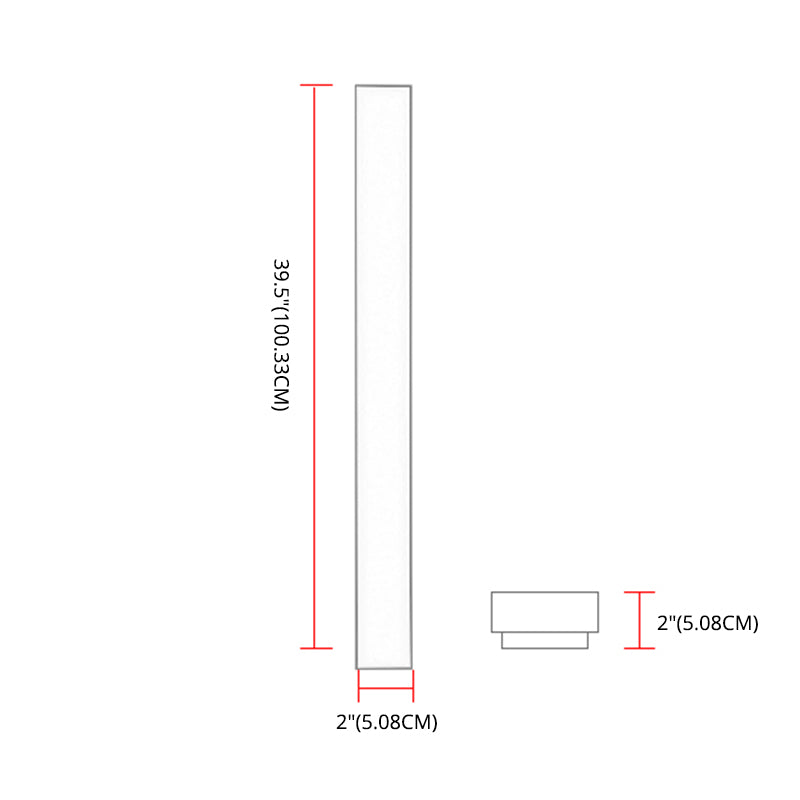 Moderner minimalistischer Stil linearer Wandleuchten Iron 1 leichte Leuchten