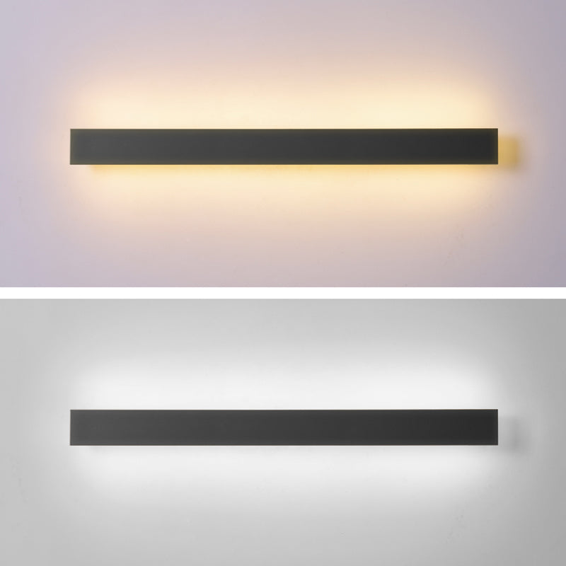 Moderner minimalistischer Stil linearer Wandleuchten Iron 1 leichte Leuchten