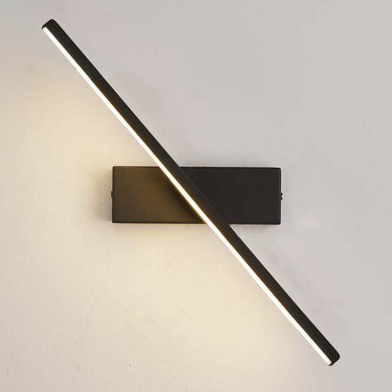 Moderna Nordic Style Lineal Wall Donce Aluminium 1 Light Sponces for Study Bedroom