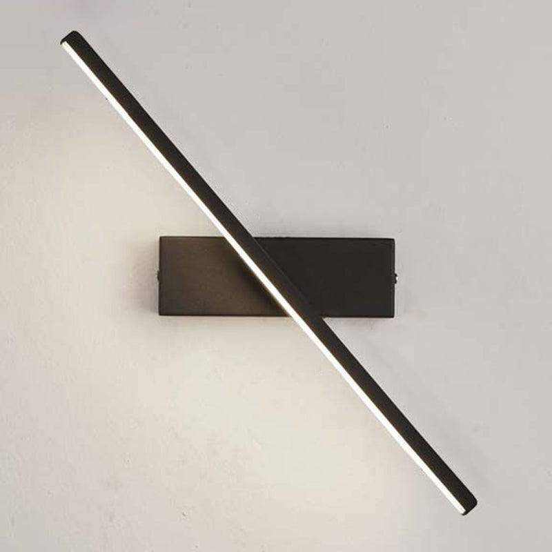 Moderna Nordic Style Lineal Wall Donce Aluminium 1 Light Sponces for Study Bedroom
