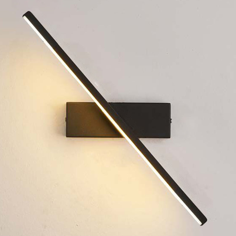 Moderna Nordic Style Lineal Wall Donce Aluminium 1 Light Sponces for Study Bedroom