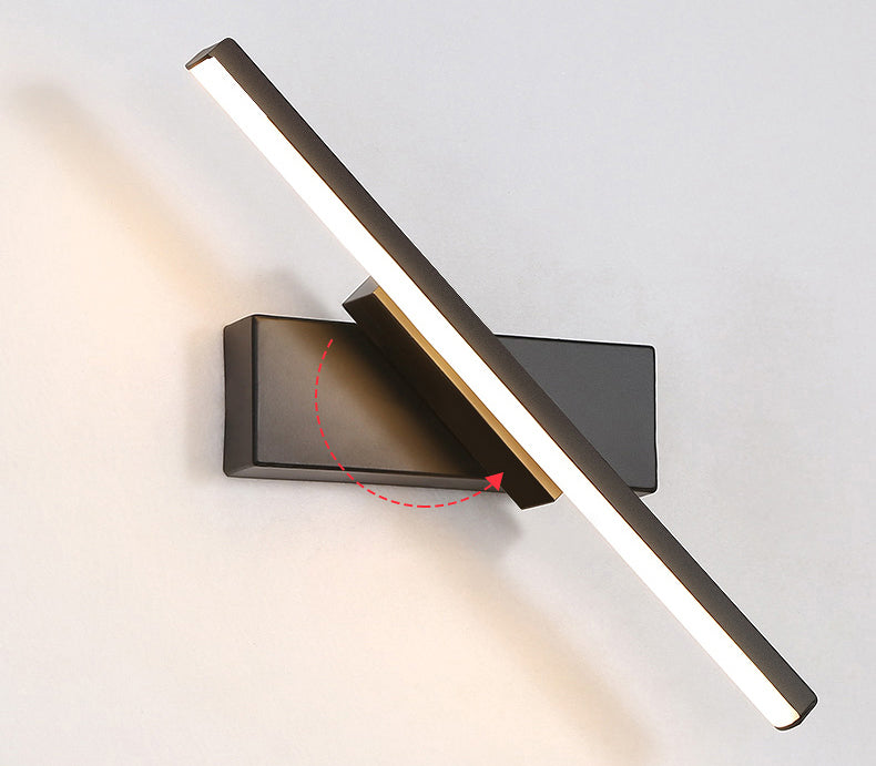 Moderna Nordic Style Lineal Wall Donce Aluminium 1 Light Sponces for Study Bedroom