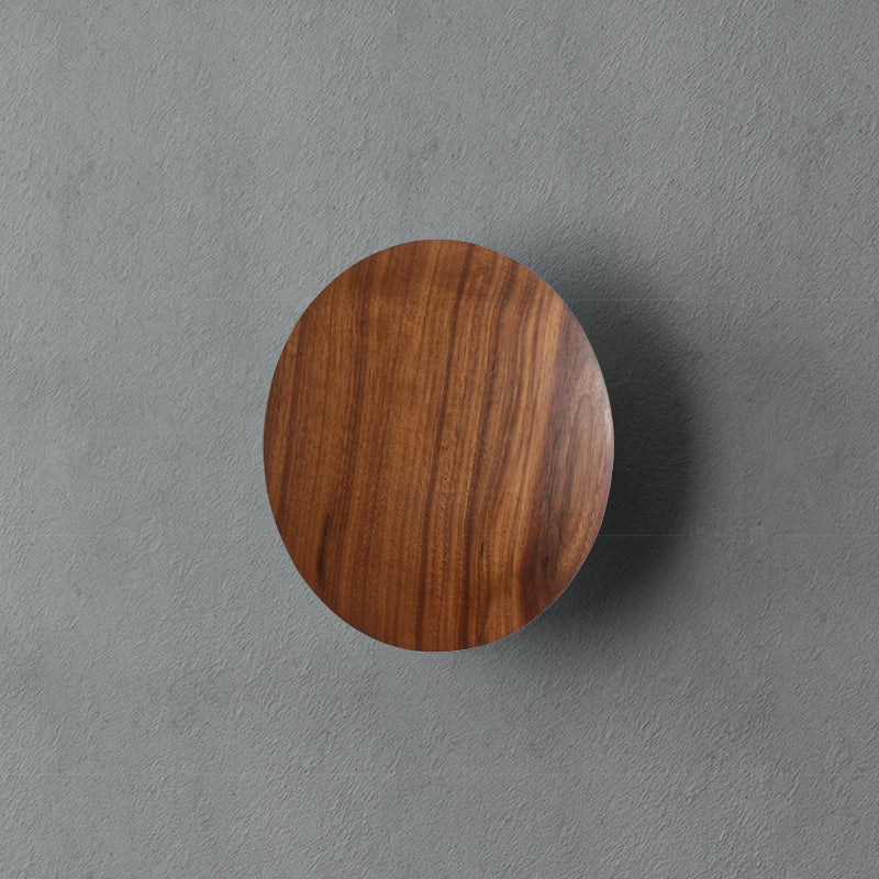 Estilo minimalista nórdico Disco redondo Round Disple Fixure Wood 1 Pinces de luz