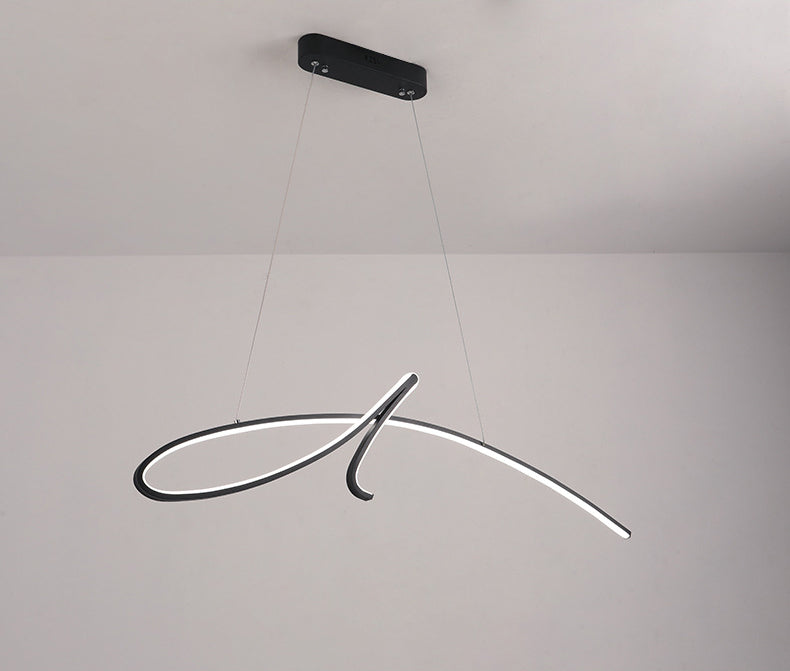 Lampadella a sospensione regolabile leggero moderno semplicità a spirale a spirale a spirale per il ristorante