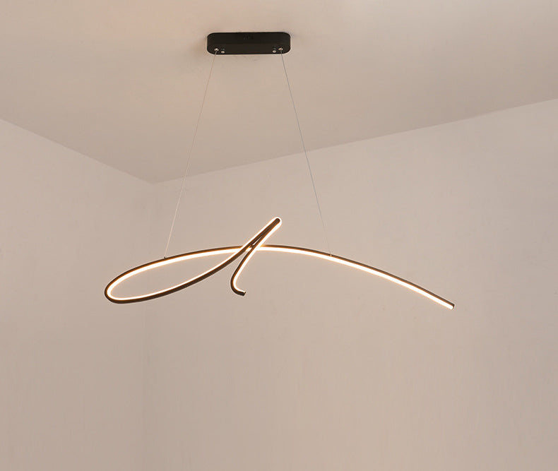 Lampadella a sospensione regolabile leggero moderno semplicità a spirale a spirale a spirale per il ristorante