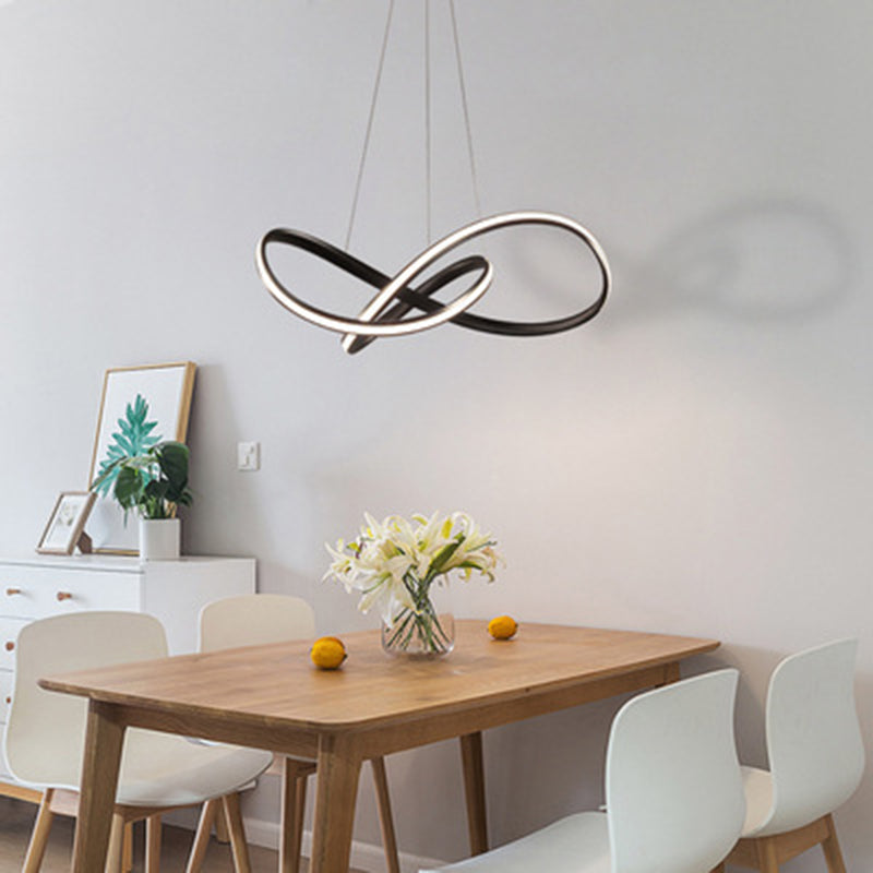 Apparecchiatura di illuminazione sospesa postmoderna Twist Sospeso