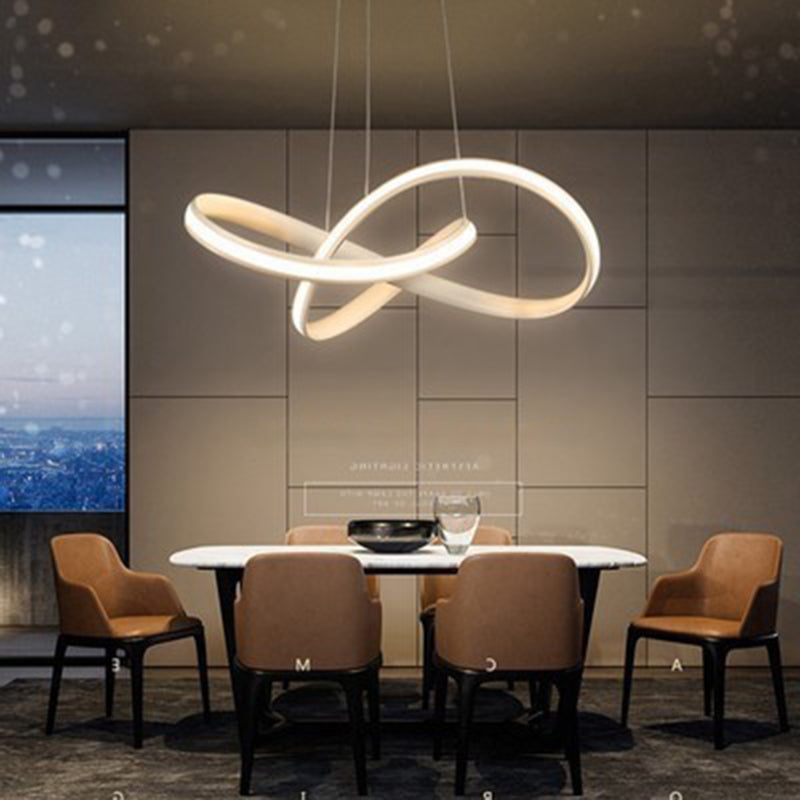 Apparecchiatura di illuminazione sospesa postmoderna Twist Sospeso
