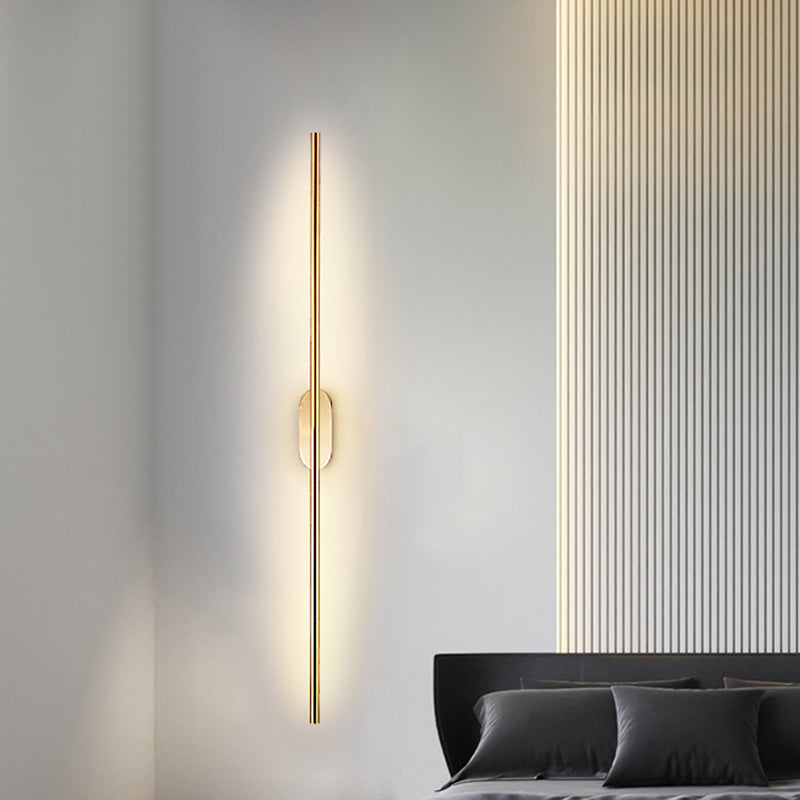 Rotatable Linear Wall Sconce Nordic Style Copper Sconce Wall Light