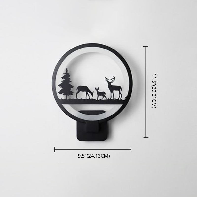 Lumière réglable 1 Applexionne de mur de nuance rond