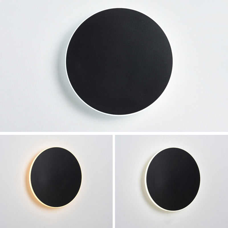 Acryl runde Schatten Wandleuchte modern