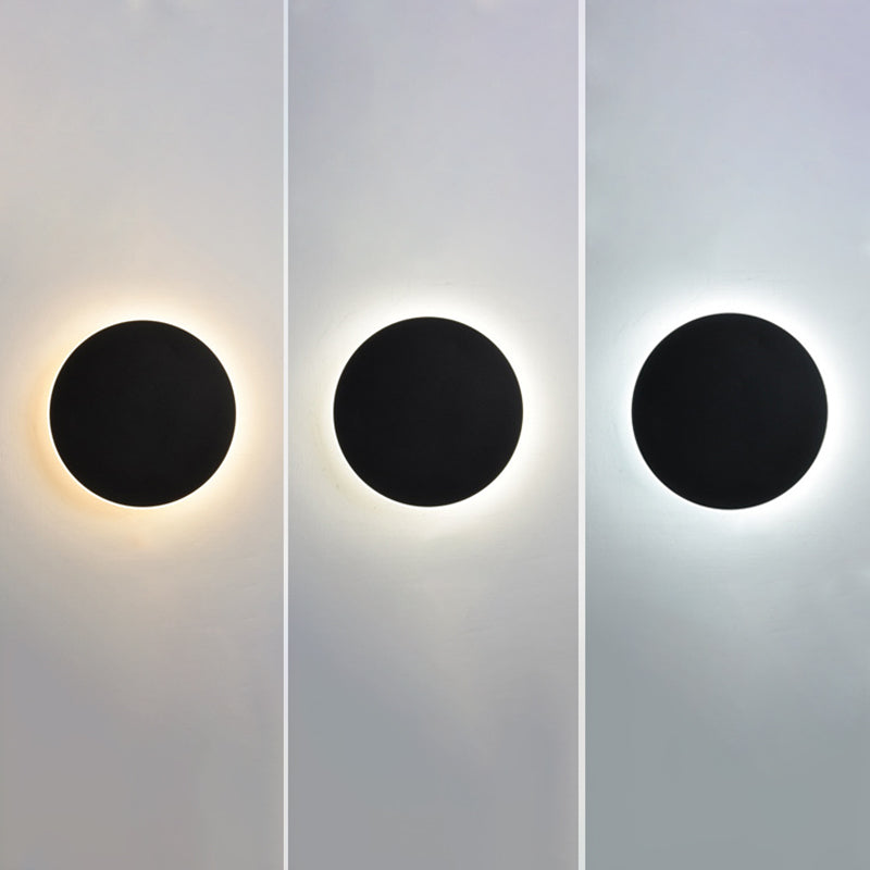 Acryl runde Schatten Wandleuchte modern