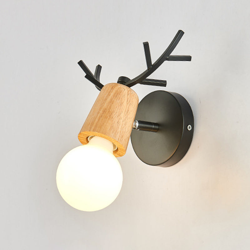 Ángulo ajustable 1 Luz de luz CONO Luz de pared Macaron Minimalista Metalista de metal de estilo