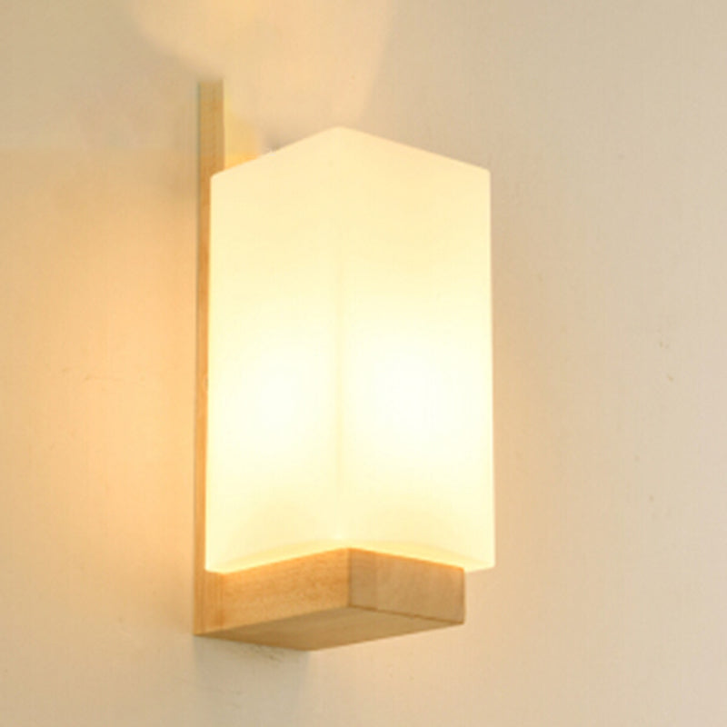 Spherical Wall Disconce Japanese Glass 1 Light Sponces con control inteligente